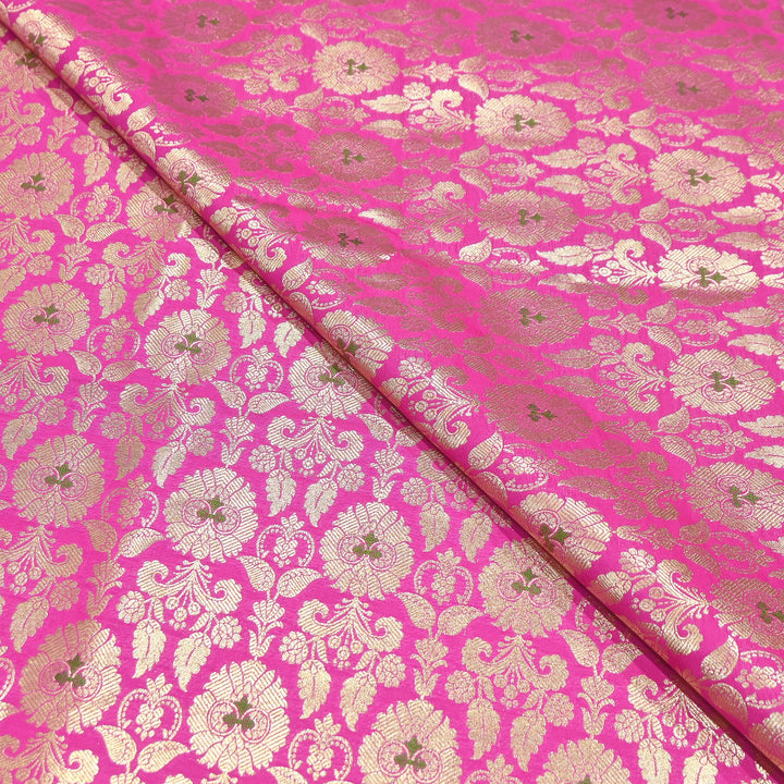 Premium Satin Mina Zari Brocade Fabric | Designer Fabric | ZZ1217-9