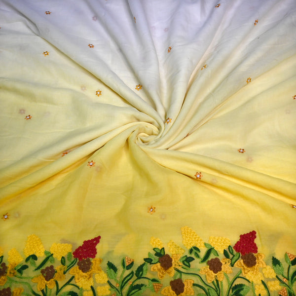 Kora Mal Shaded Thread Embroidery Fabric