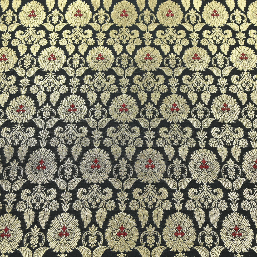 Premium Satin Mina Zari Brocade Fabric | Designer Fabric | ZZ1217-11