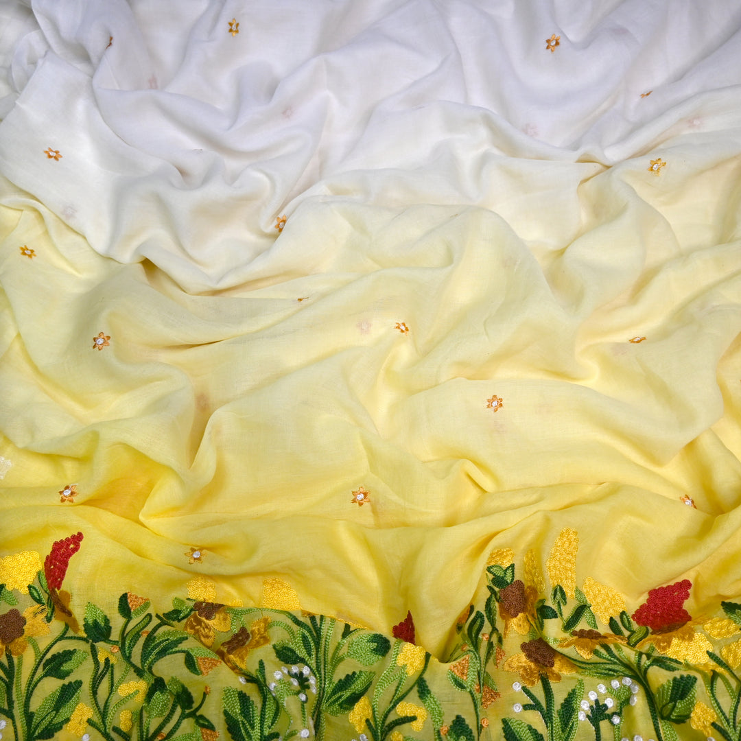 Kora Mal Shaded Thread Embroidery Fabric