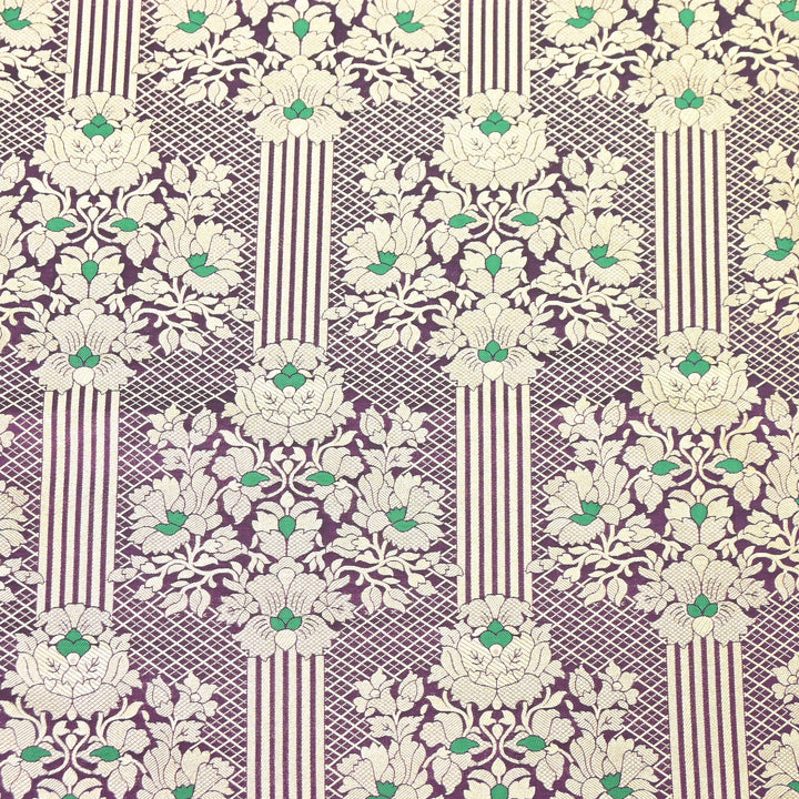 Premium Paudi Brocade Mina Jaal Fabric | Designer Fabric | ZZ0230-13