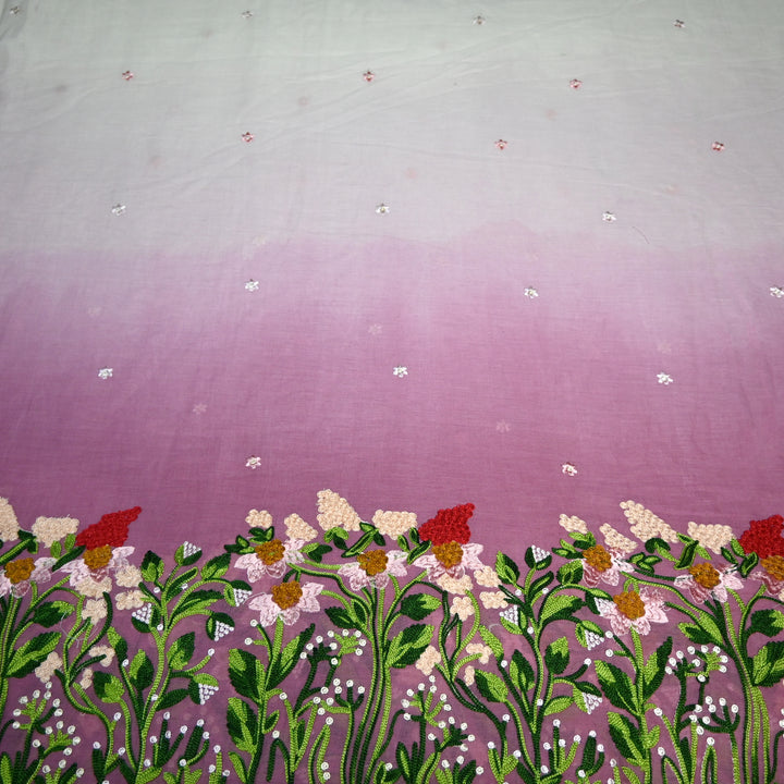 Kora Mal Shaded Thread Embroidery Fabric