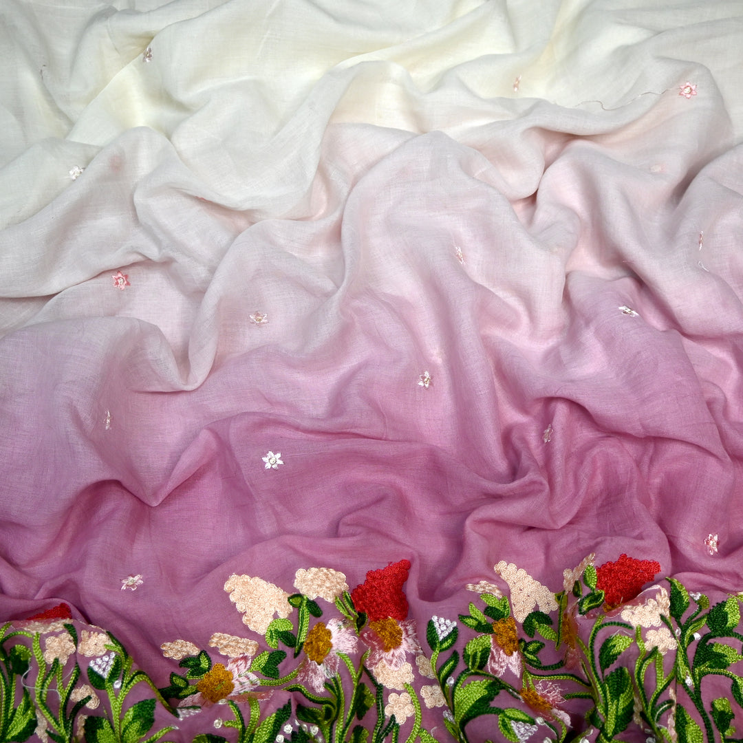 Kora Mal Shaded Thread Embroidery Fabric