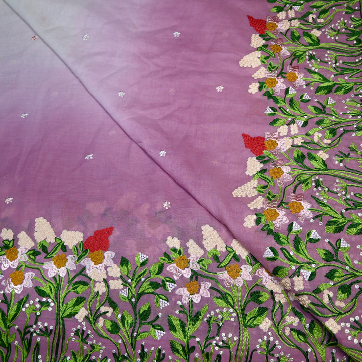 Kora Mal Shaded Thread Embroidery Fabric