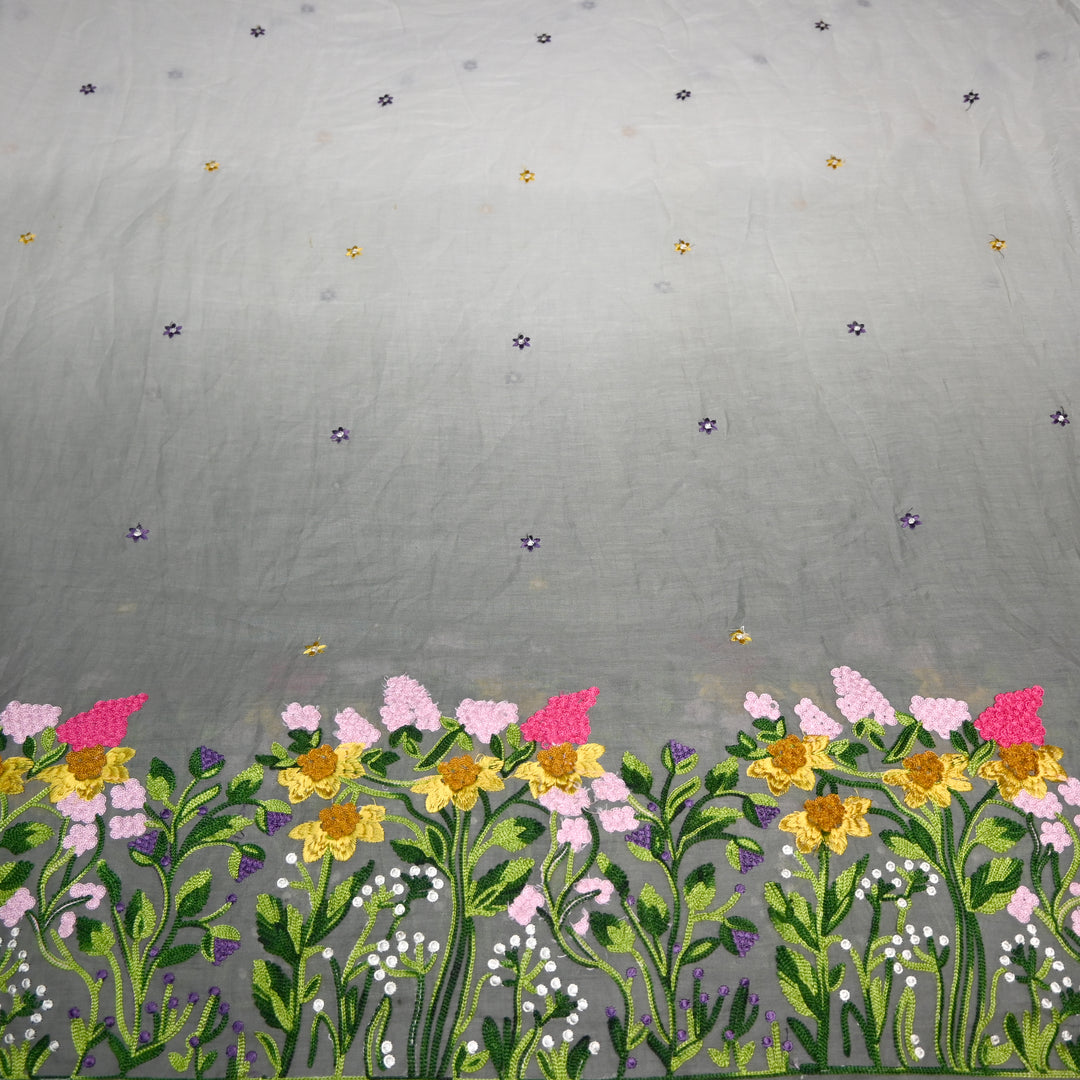 Kora Mal Shaded Thread Embroidery Fabric