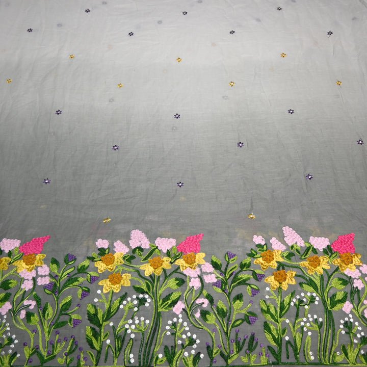 Kora Mal Shaded Thread Embroidery Fabric