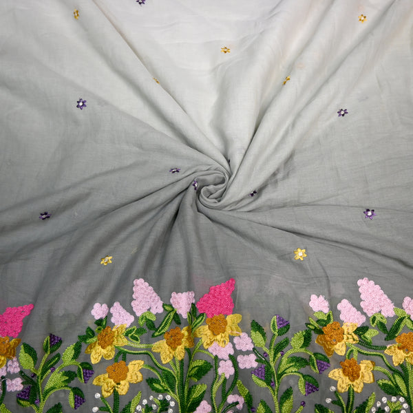 Kora Mal Shaded Thread Embroidery Fabric