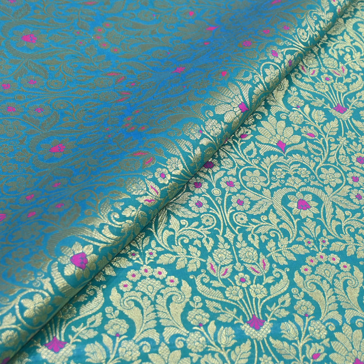 Premium Paudi Brocade Mina Jaal Fabric | Designer Fabric | ZZ0230-19