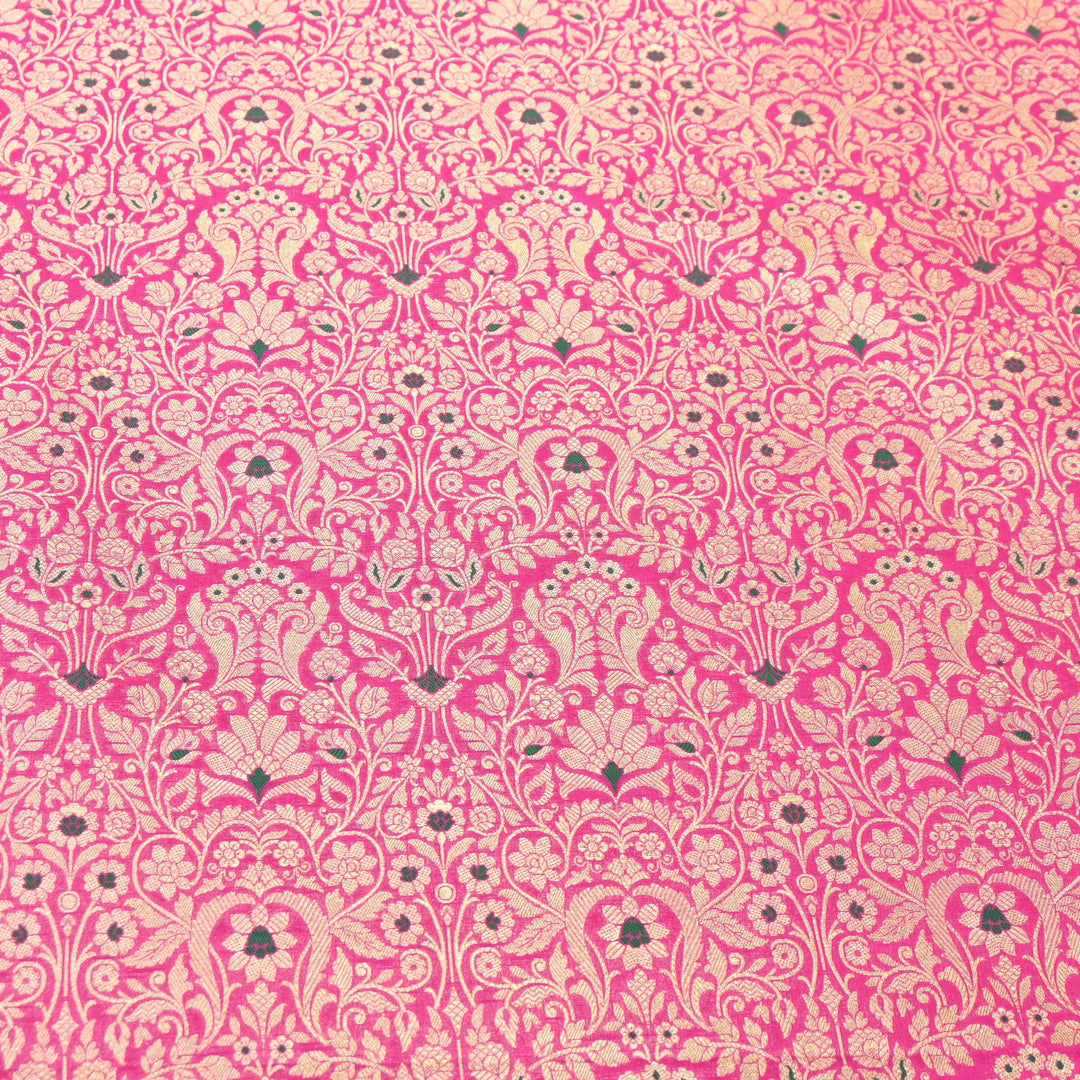 Premium Paudi Brocade Mina Jaal Fabric | Designer Fabric | ZZ0230-20