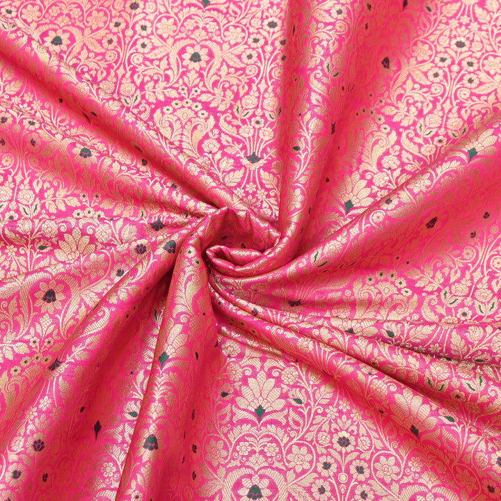 Premium Paudi Brocade Mina Jaal Fabric | Designer Fabric | ZZ0230-20