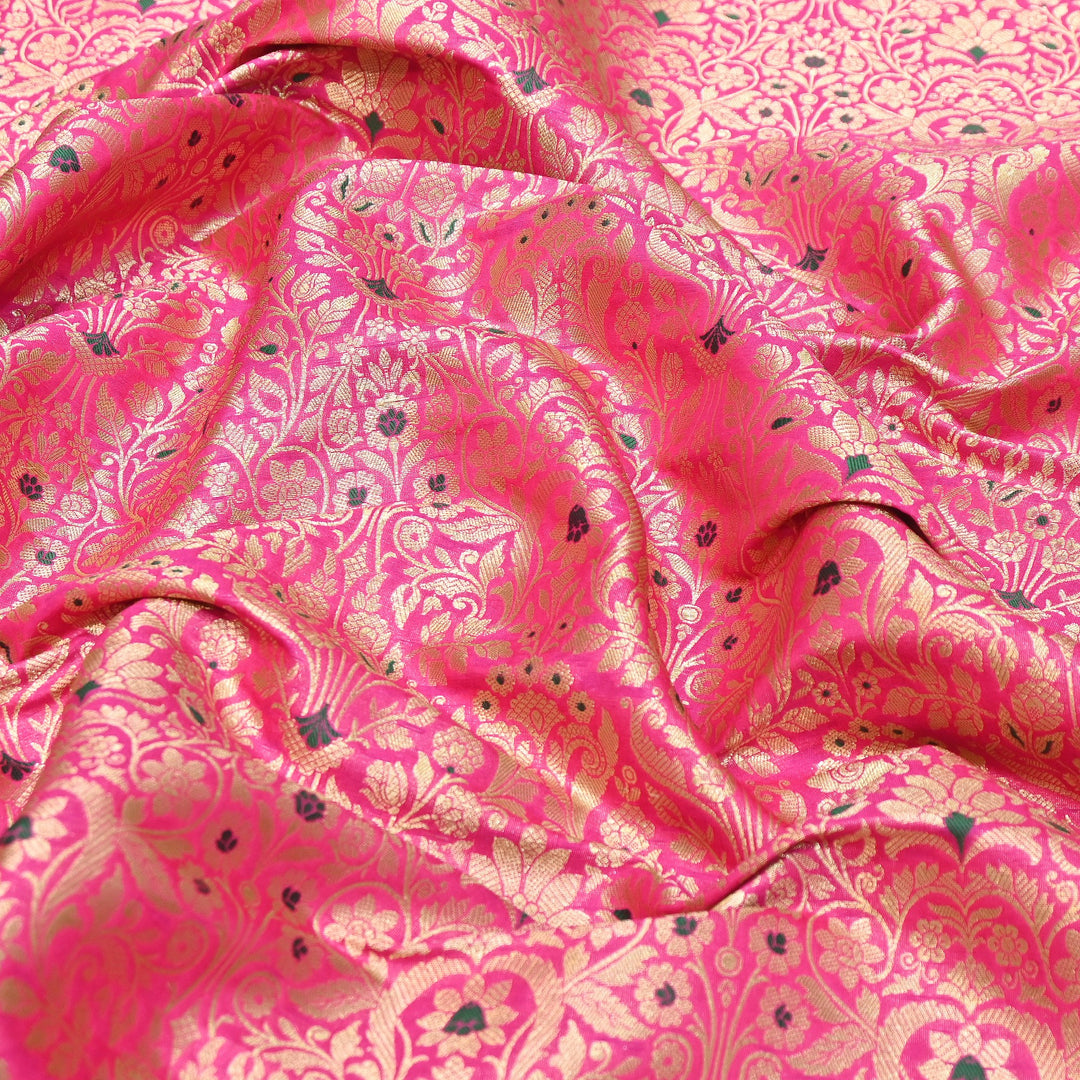 Premium Paudi Brocade Mina Jaal Fabric | Designer Fabric | ZZ0230-20