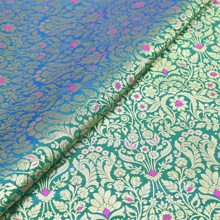 Premium Paudi Brocade Mina Jaal Fabric | Designer Fabric | ZZ0230-22