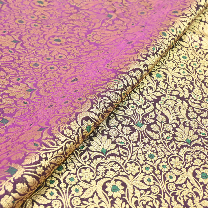 Premium Paudi Brocade Mina Jaal Fabric | Designer Fabric | ZZ0230-23