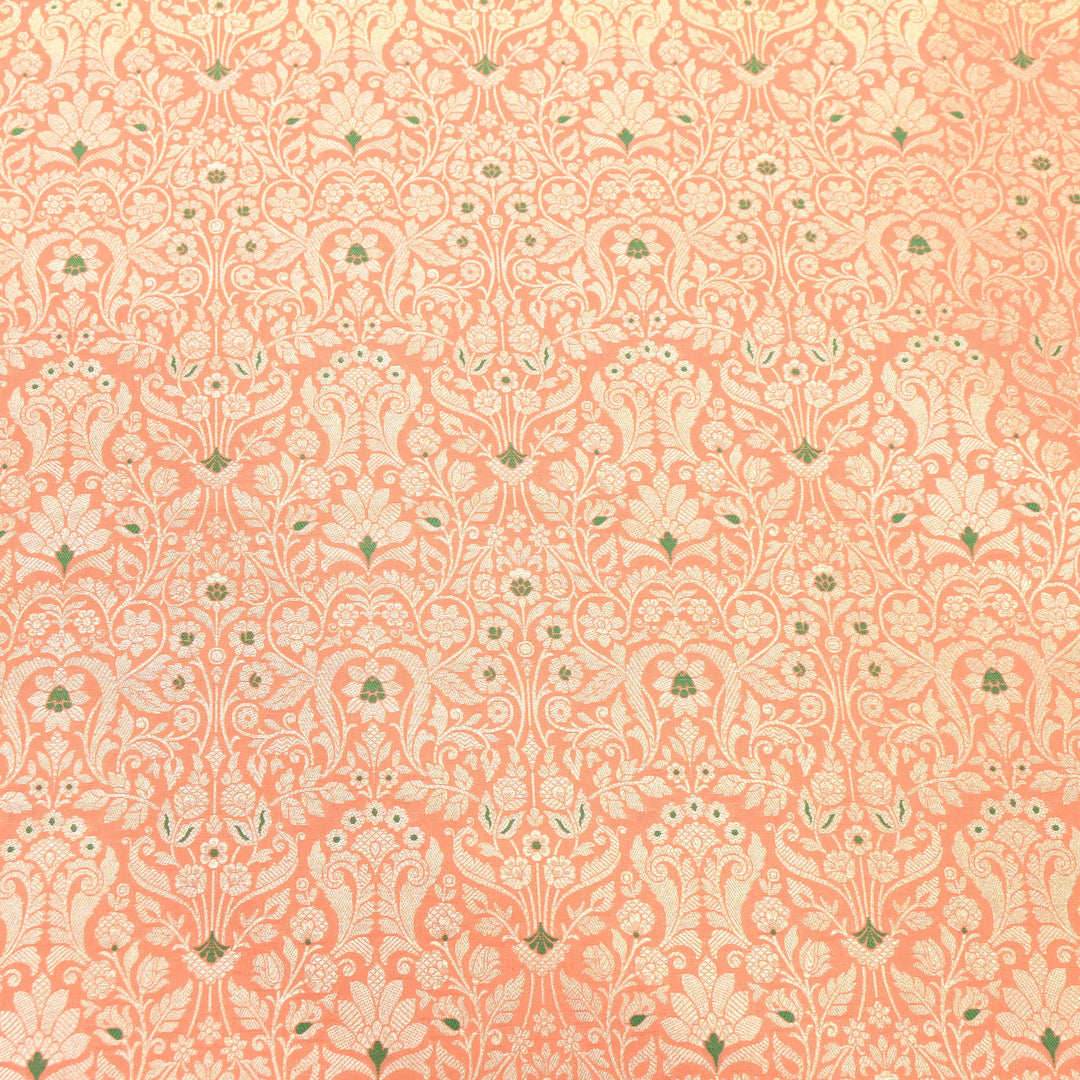 Premium Paudi Brocade Mina Jaal Fabric | Designer Fabric | ZZ0230-24