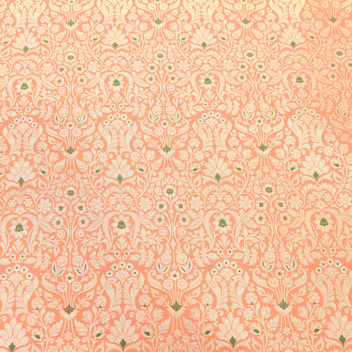 Premium Paudi Brocade Mina Jaal Fabric | Designer Fabric | ZZ0230-24