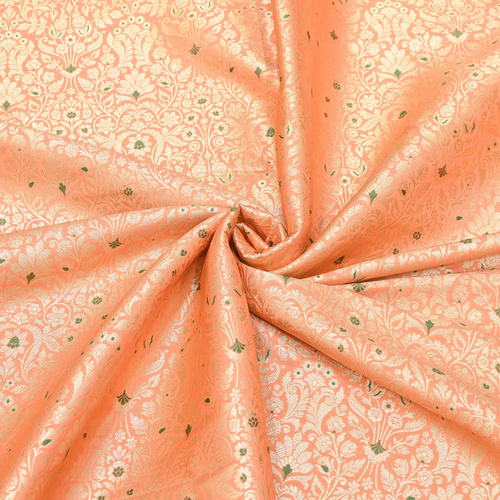 Premium Paudi Brocade Mina Jaal Fabric | Designer Fabric | ZZ0230-24