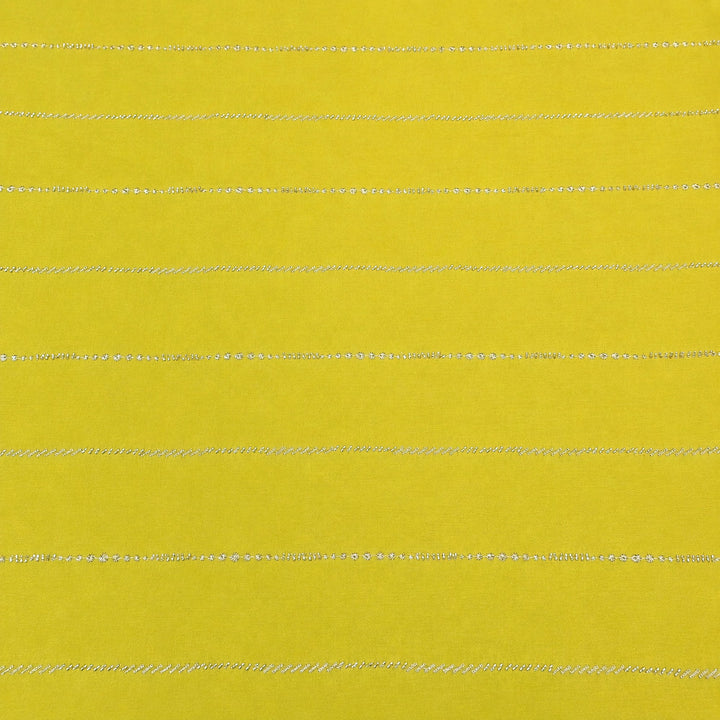 Premium Chinon Zari & Moti Work  Stripe Embroidery Fabric | Designer Fabric - V2616C-4