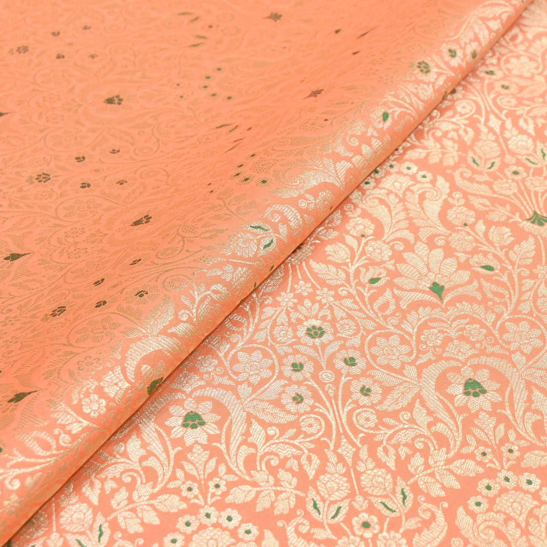 Premium Paudi Brocade Mina Jaal Fabric | Designer Fabric | ZZ0230-24