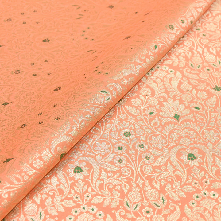 Premium Paudi Brocade Mina Jaal Fabric | Designer Fabric | ZZ0230-24