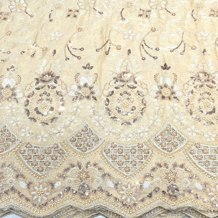 Imported Handwork Embroidery Fabric 60" | Designer Fabrics | AF6819-04