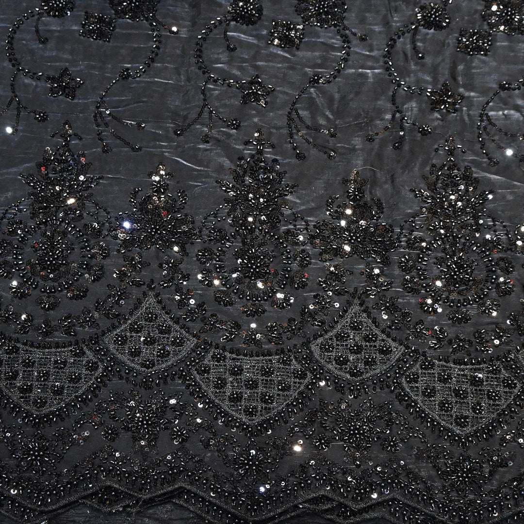 Imported Handwork Embroidery Fabric 60" | Designer Fabrics | AF6819-05