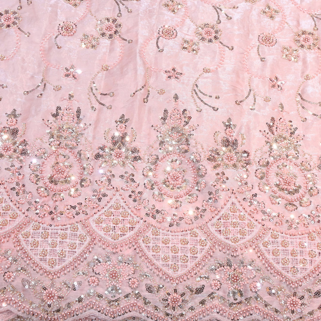 Imported Handwork Embroidery Fabric 60" | Designer Fabrics | AF6819-06