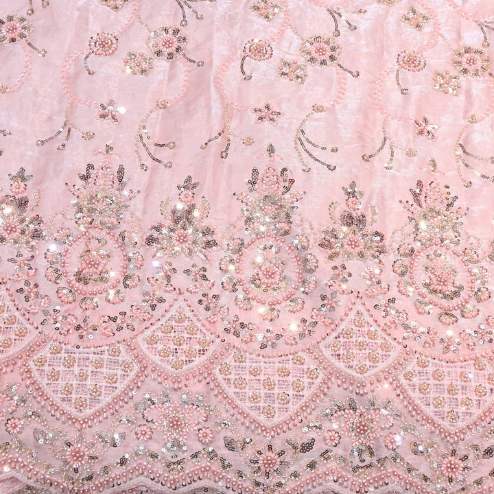 Imported Handwork Embroidery Fabric 60" | Designer Fabrics | AF6819-06