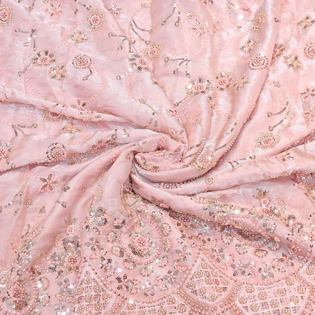 Imported Handwork Embroidery Fabric 60" | Designer Fabrics | AF6819-06