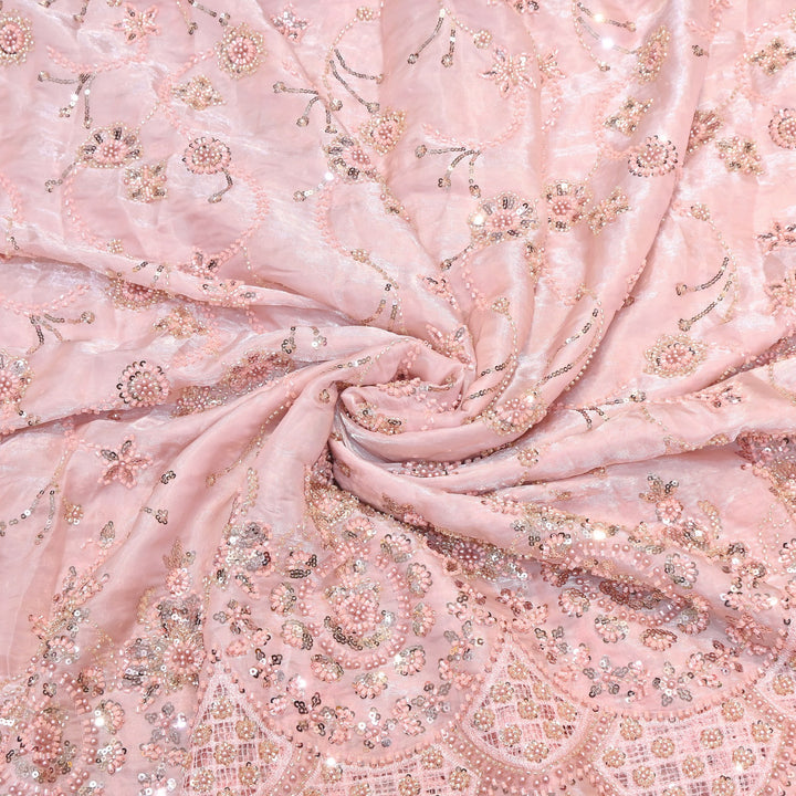 Imported Handwork Embroidery Fabric 60" | Designer Fabrics | AF6819-06