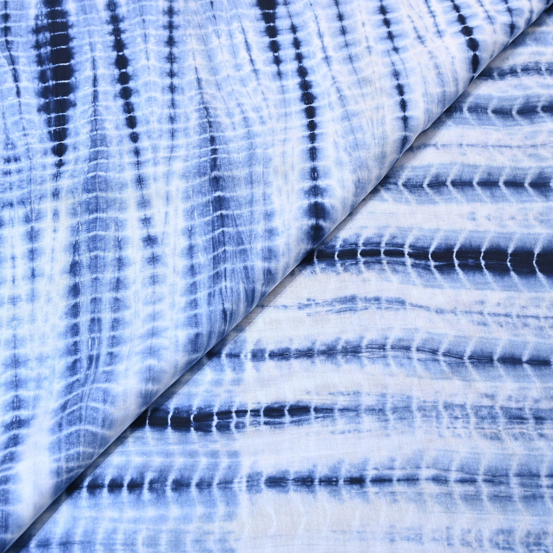 Silk Chanderi Tie & Dye Fabric 44" – Soft Lightweight Designer Fabric