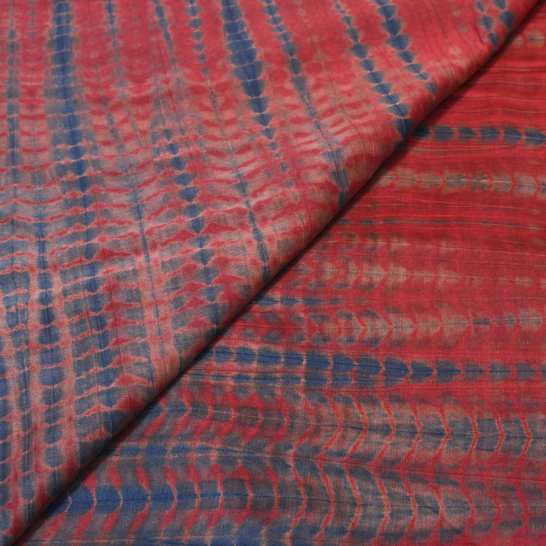 Silk Chanderi Tie & Dye Fabric 44" – Soft Lightweight Designer Fabric
