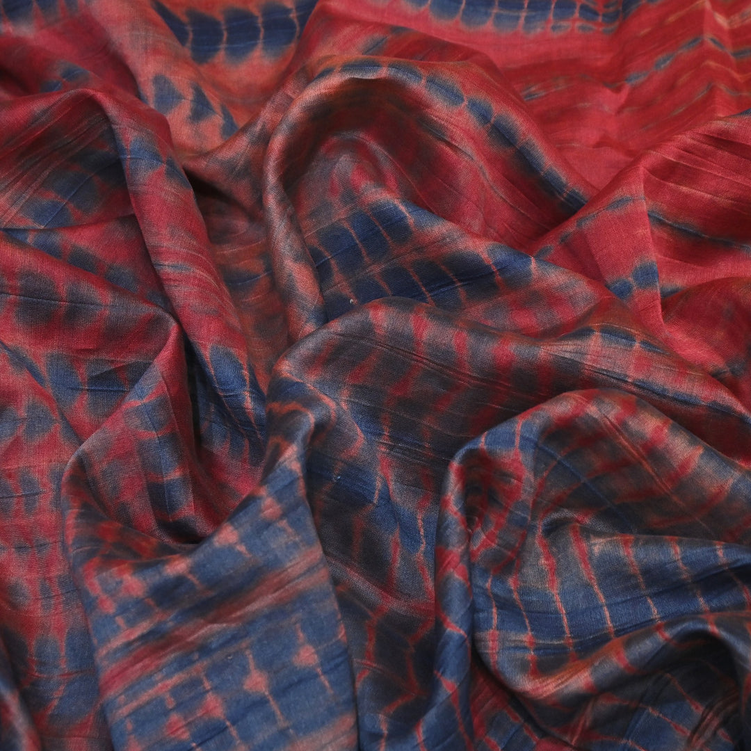 Silk Chanderi Tie & Dye Fabric 44" – Soft Lightweight Designer Fabric