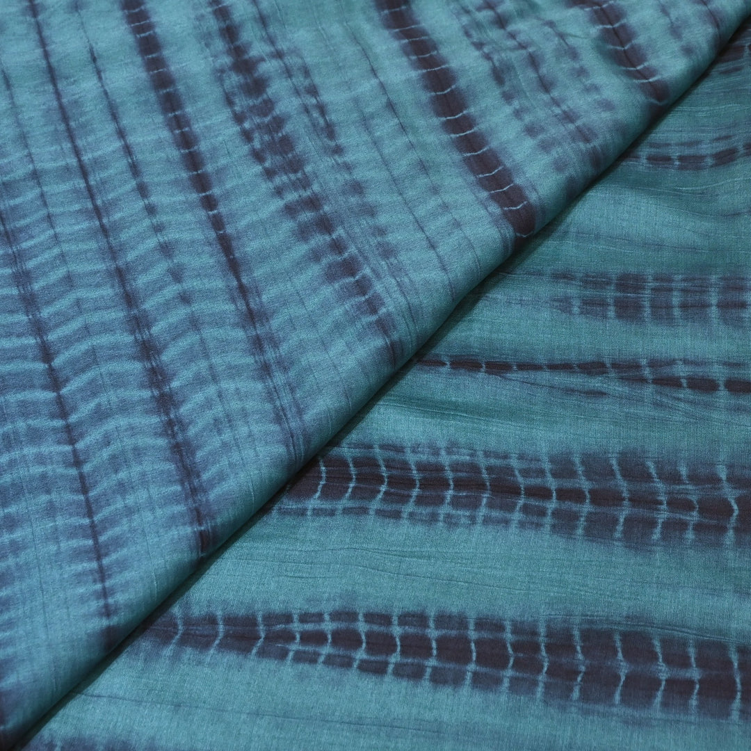 Silk Chanderi Tie & Dye Fabric 44" – Soft Lightweight Designer Fabric