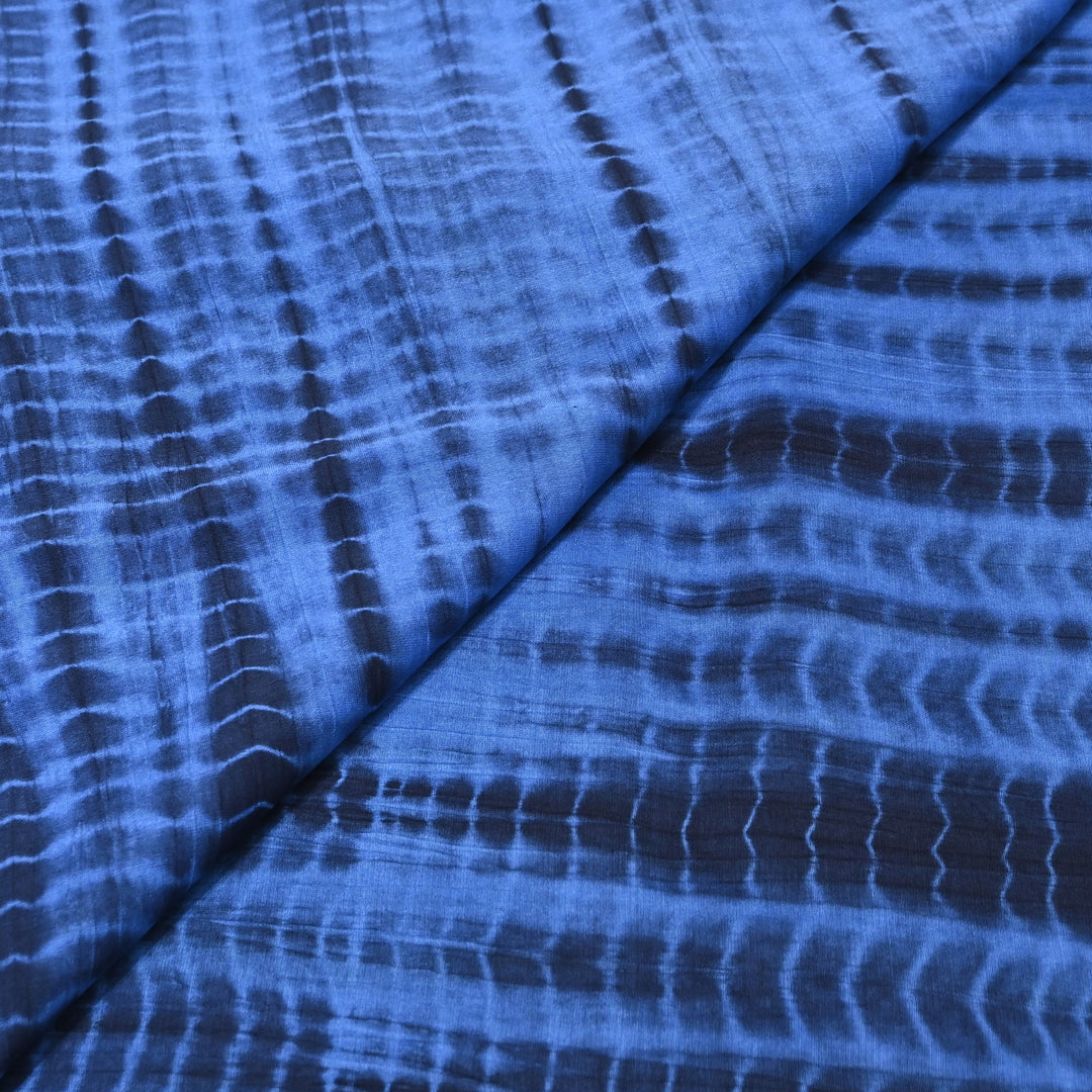 Silk Chanderi Tie & Dye Fabric 44" – Soft Lightweight Designer Fabric