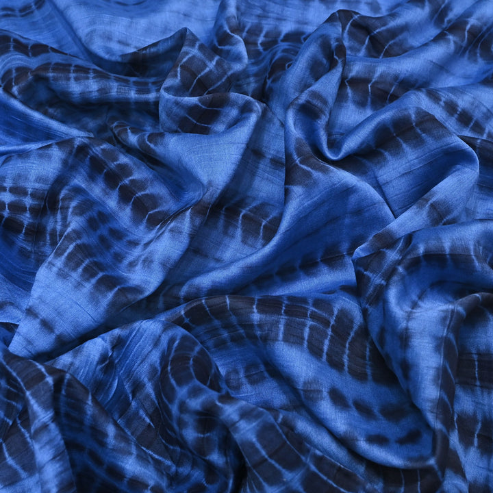 Silk Chanderi Tie & Dye Fabric 44" – Soft Lightweight Designer Fabric