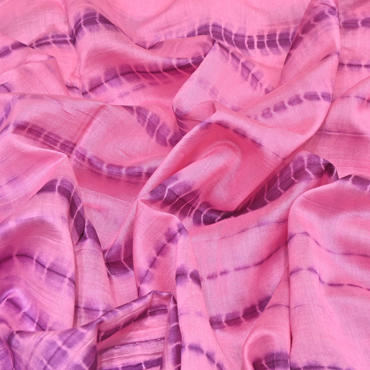 Silk Chanderi Tie & Dye Fabric 44" – Soft Lightweight Designer Fabric