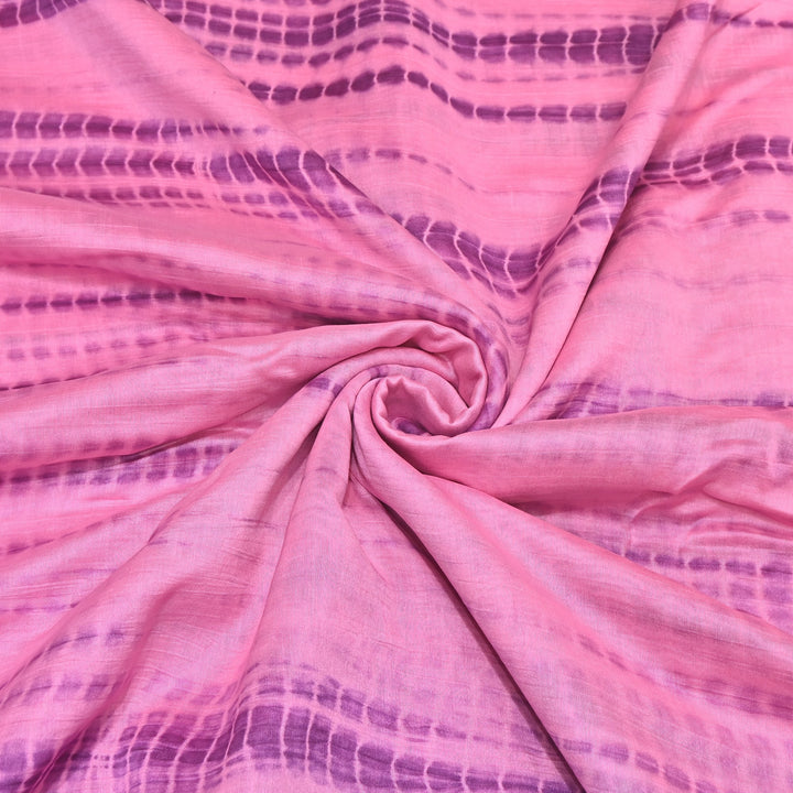 Silk Chanderi Tie & Dye Fabric 44" – Soft Lightweight Designer Fabric