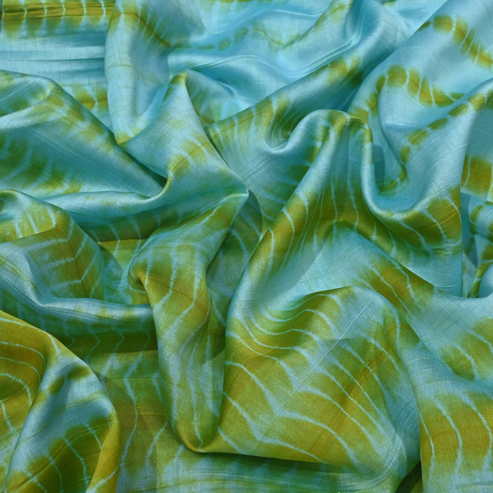 Silk Chanderi Tie & Dye Fabric 44" – Soft Lightweight Designer Fabric
