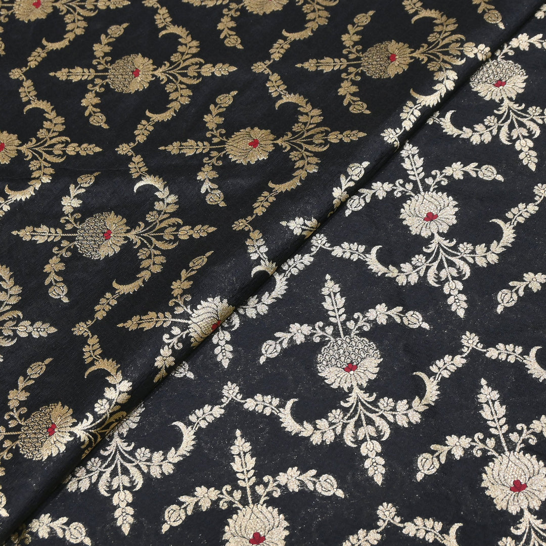 Premium Tanchui Meena Zari Brocade | Designer Fabric | HA0375-01