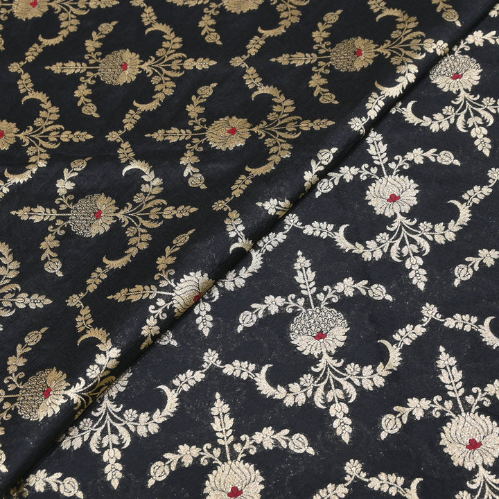 Premium Tanchui Meena Zari Brocade | Designer Fabric | HA0375-01
