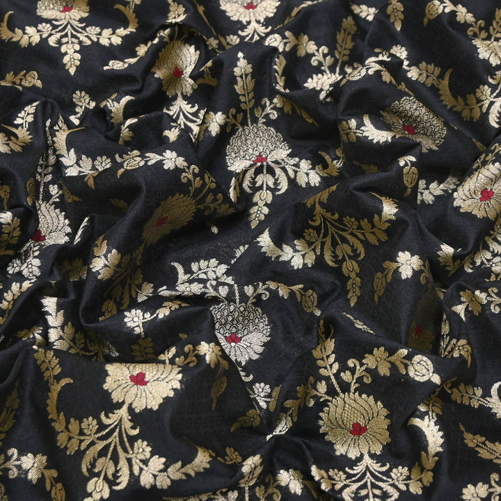 Premium Tanchui Meena Zari Brocade | Designer Fabric | HA0375-01