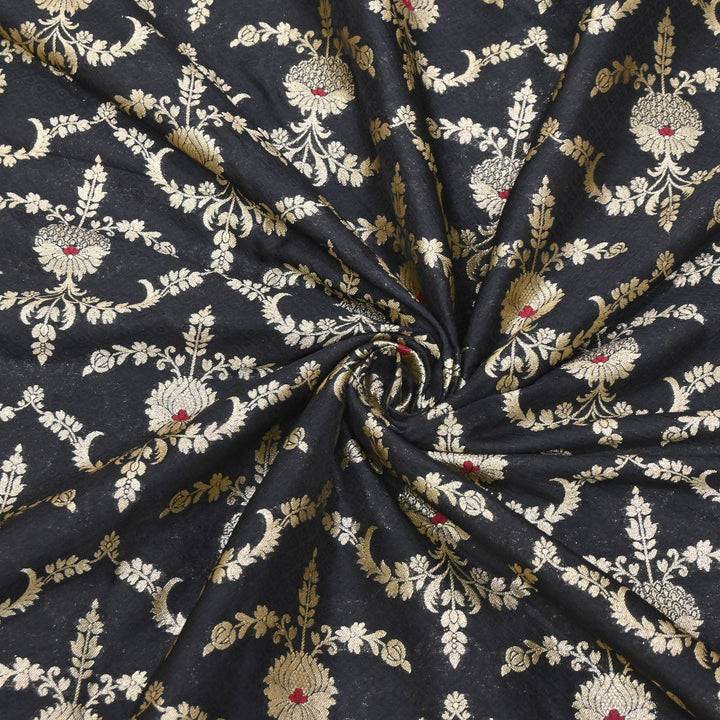 Premium Tanchui Meena Zari Brocade | Designer Fabric | HA0375-01