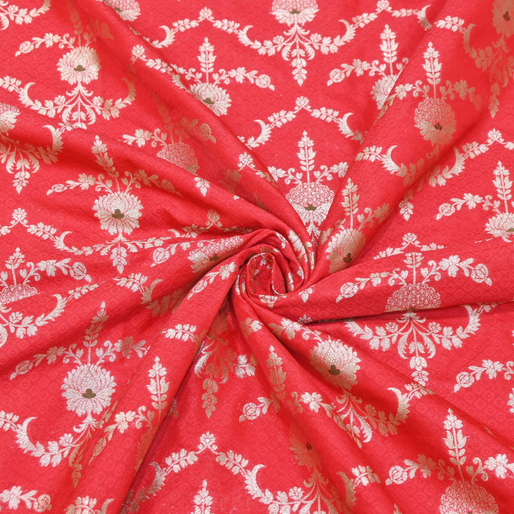 Premium Tanchui Meena Zari Brocade | Designer Fabric | HA0375-04