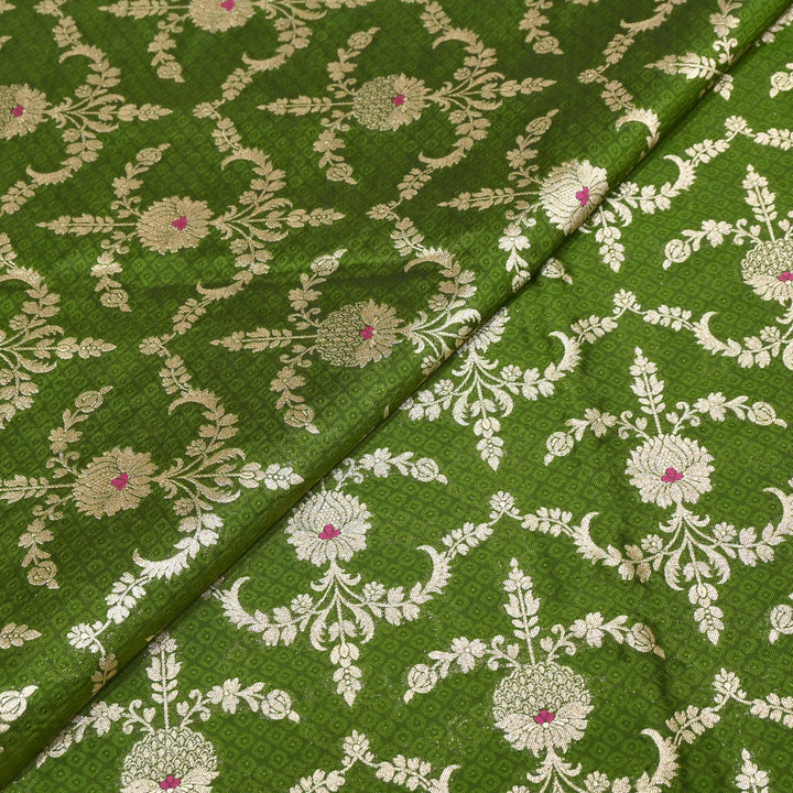 Premium Tanchui Meena Zari Brocade | Designer Fabric | HA0375-05