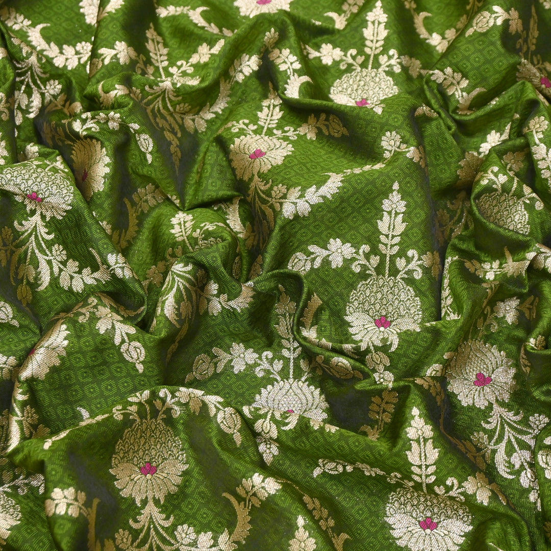 Premium Tanchui Meena Zari Brocade | Designer Fabric | HA0375-05