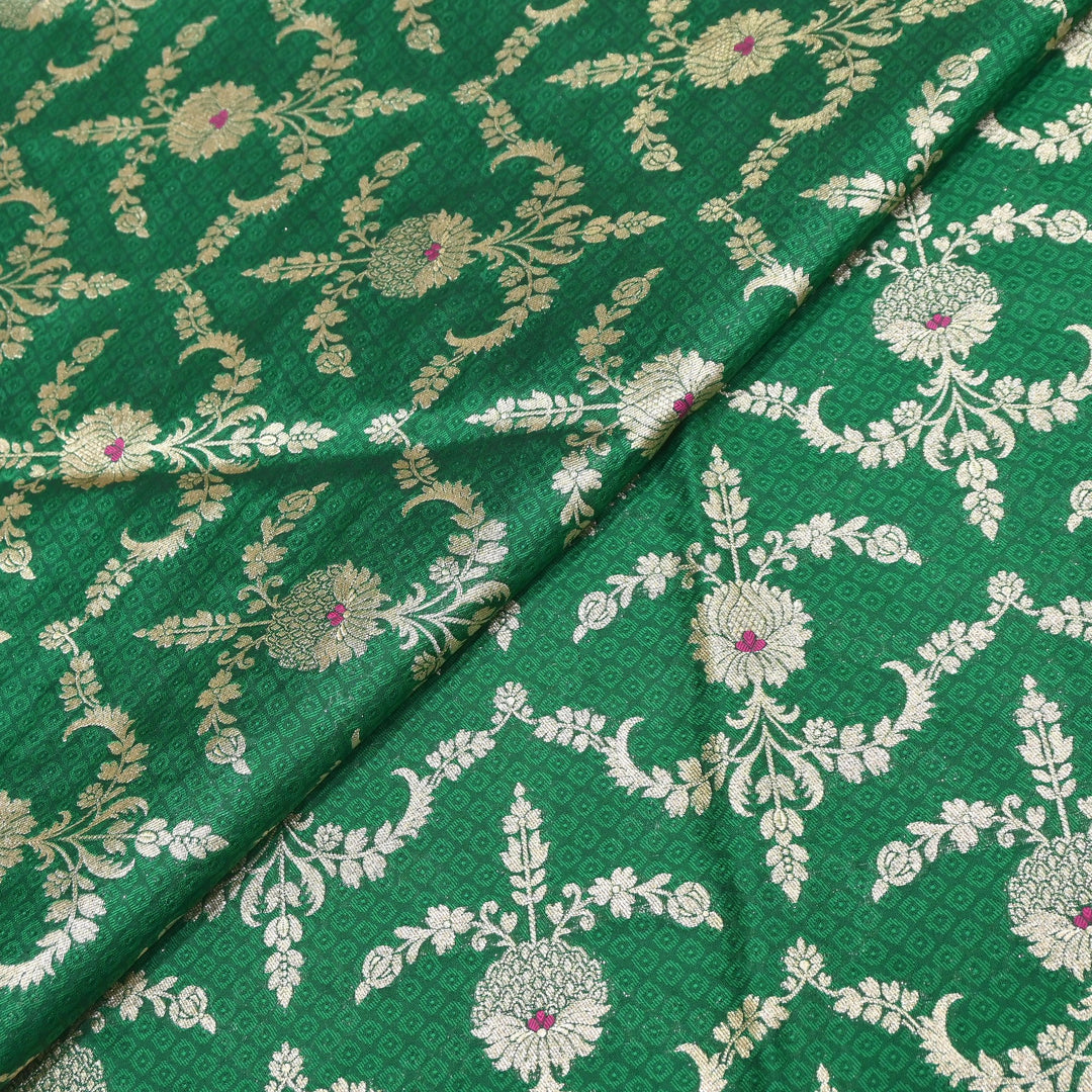 Premium Tanchui Meena Zari Brocade | Designer Fabric | HA0375-09