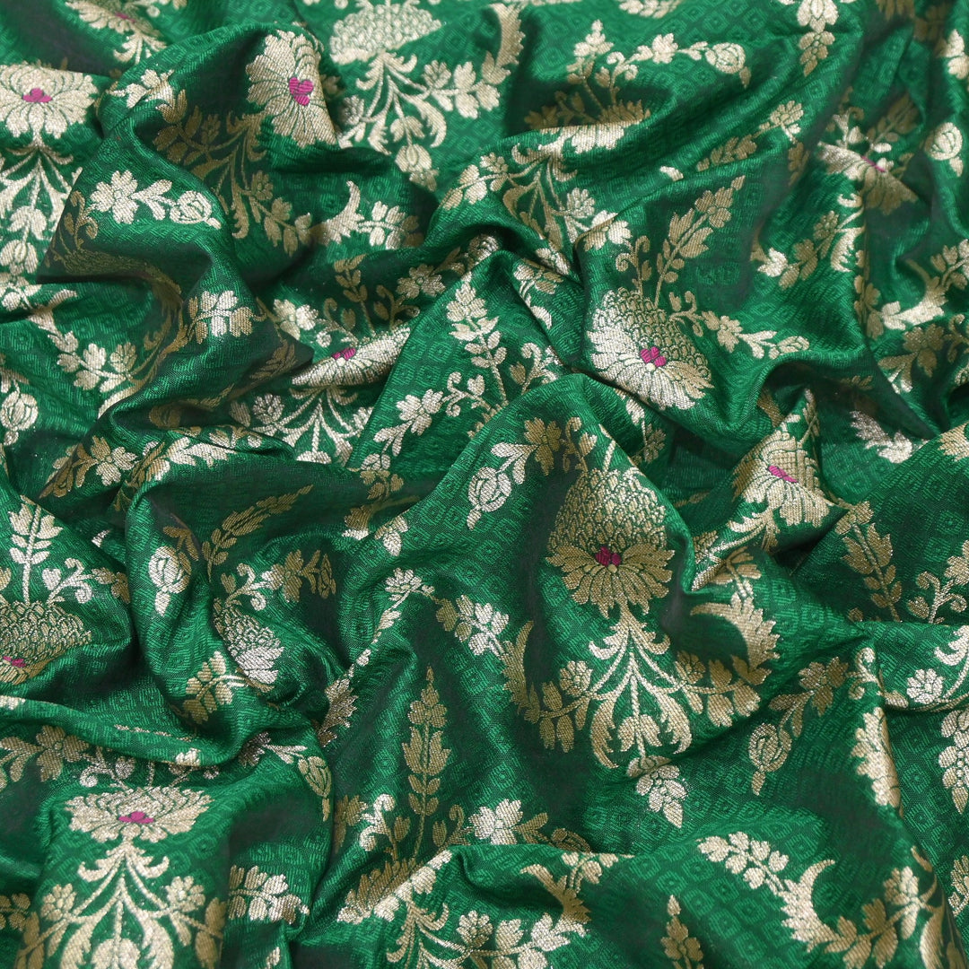 Premium Tanchui Meena Zari Brocade | Designer Fabric | HA0375-09
