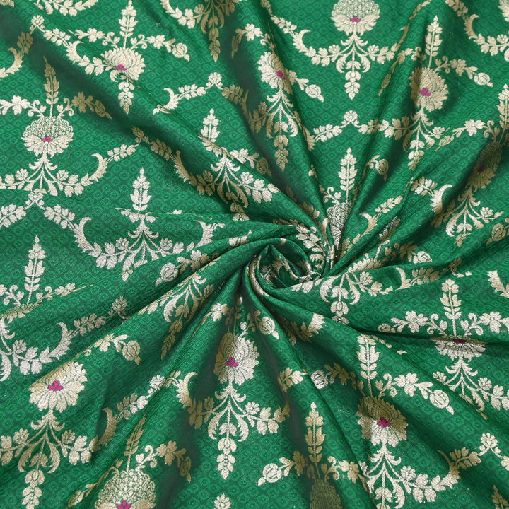 Premium Tanchui Meena Zari Brocade | Designer Fabric | HA0375-09