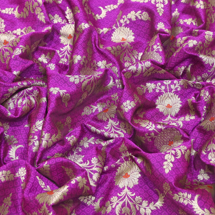 Premium Tanchui Meena Zari Brocade | Designer Fabric | HA0375-12