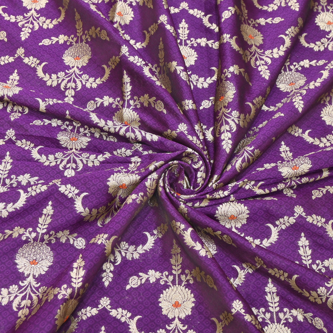 Premium Tanchui Meena Zari Brocade | Designer Fabric | HA0375-11